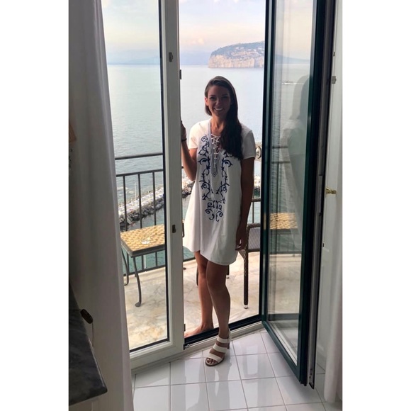 Lulu’s Boho “Paradise Awaits” Lace Up Shift Dress - Picture 10 of 16